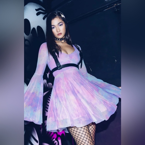 NWOT Pastel Planet Spectre Dress, Blackmilk Size Small - Picture 2 of 10